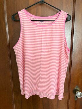 Old Navy Pink Striped Tank Top, Size XL